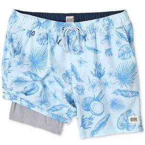 SCOTCH & SODA Men's Palm Island Swim Trunks